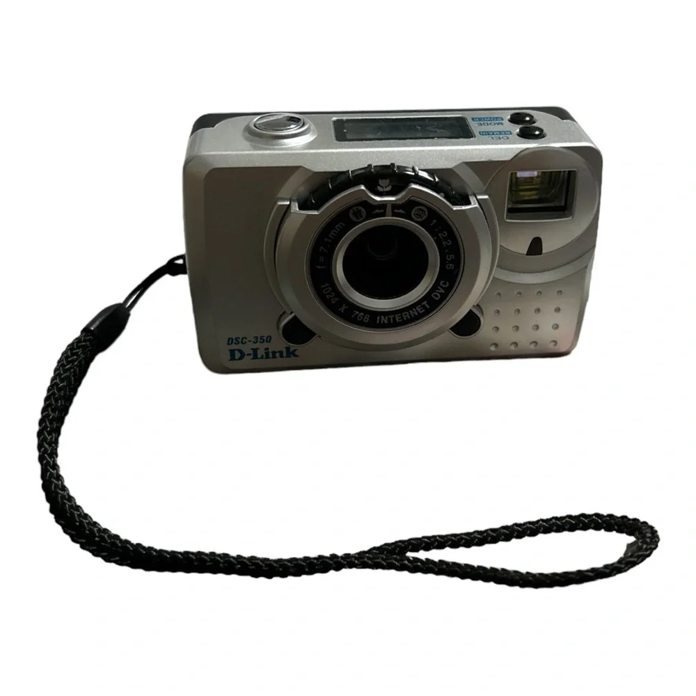 D-Link Silver Digital Camera with Black Strap